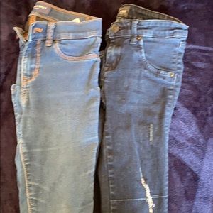 Lot of 2 girls jeans Hudson Old Navy 12